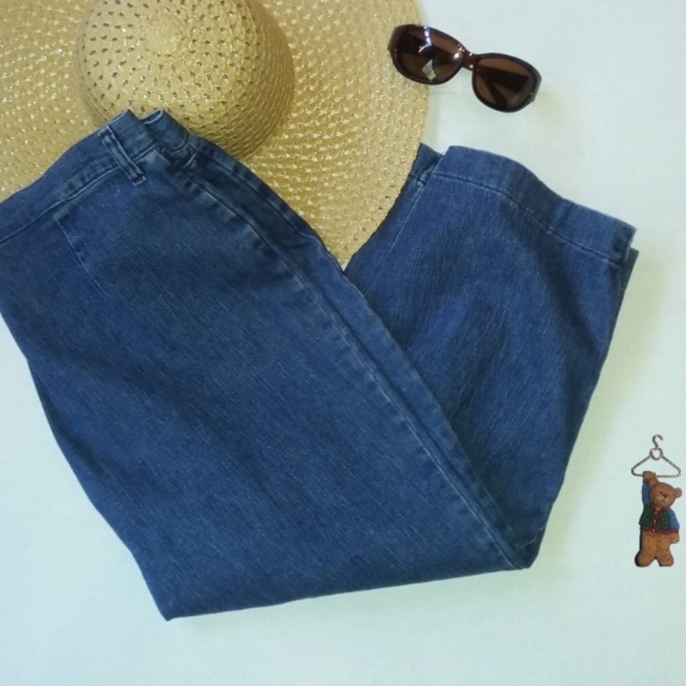 Lee Rider Stretch Denim Capris